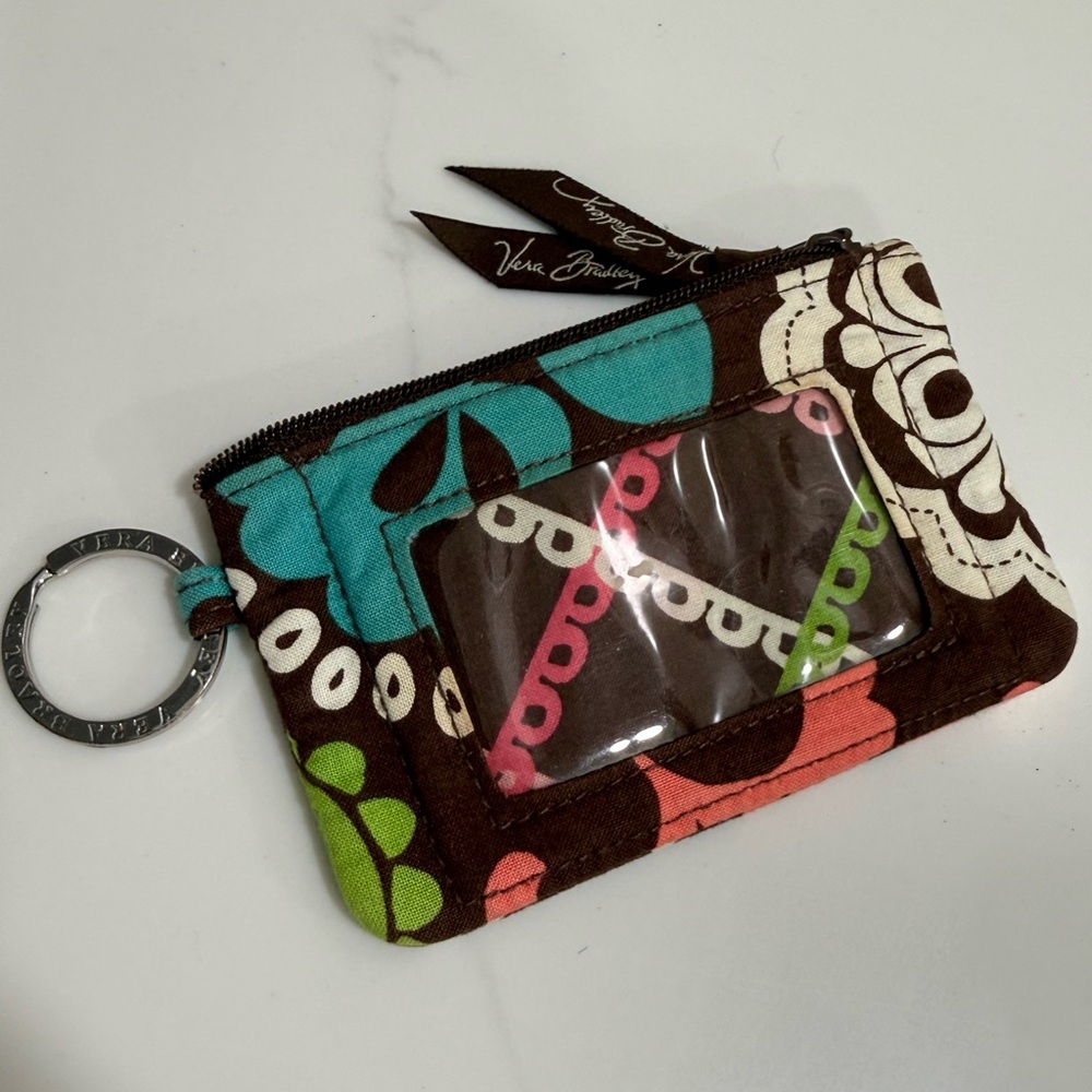 💙2 for $12 Vera Bradley coin purse zip pouch ID Case